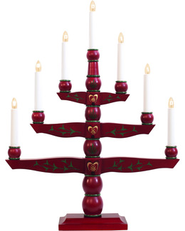 Adventsljusstake Tradition av trä