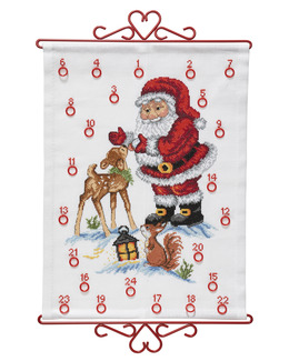 Broderikit Kalender Tomtens vänner