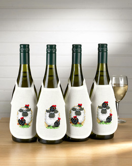 Flaskförkläden Lek på gården 4-pack