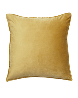 Kuddfodral Sammet Gul 45x45 cm